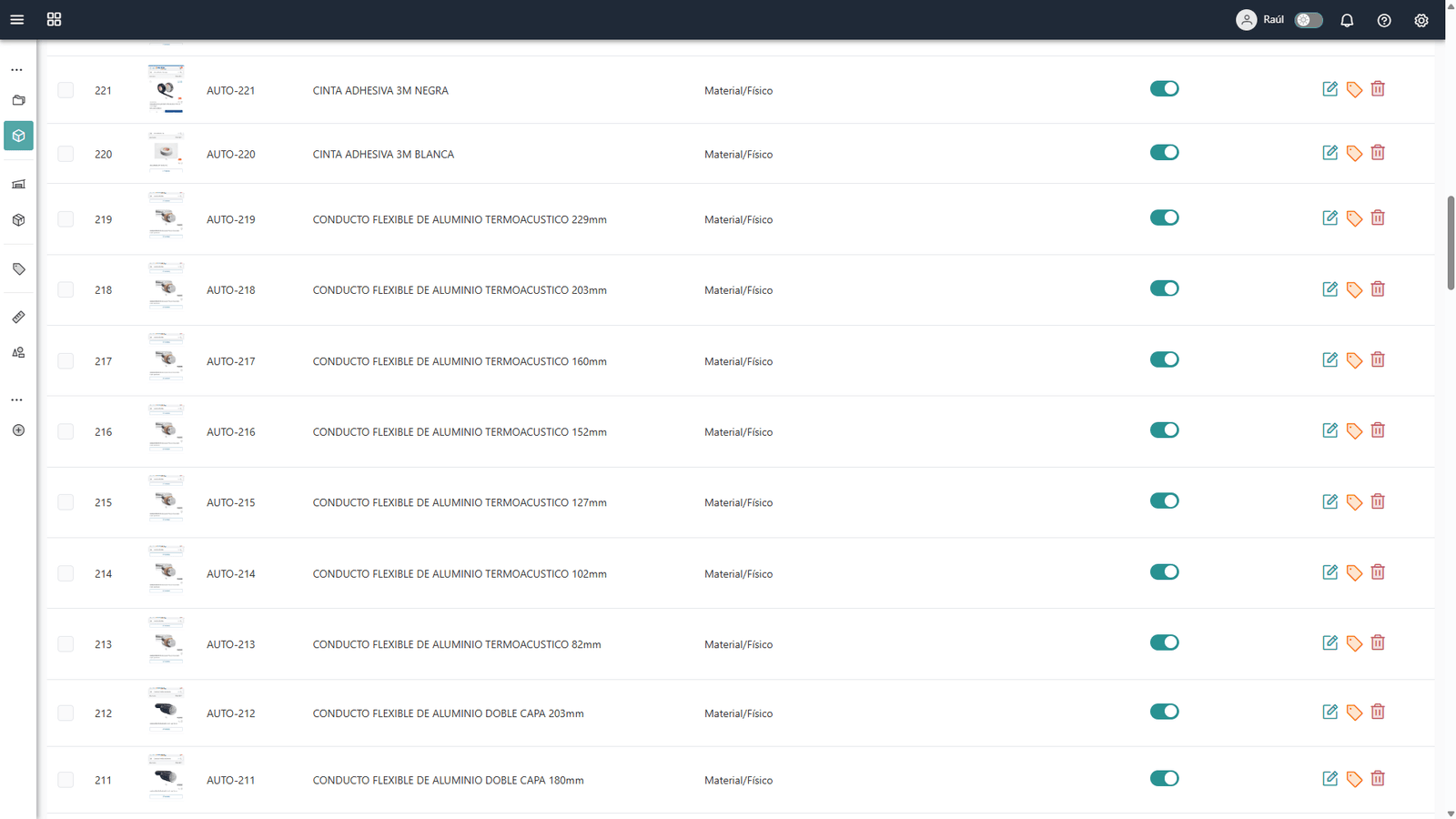 Captura real: ticket y descuento de stock
